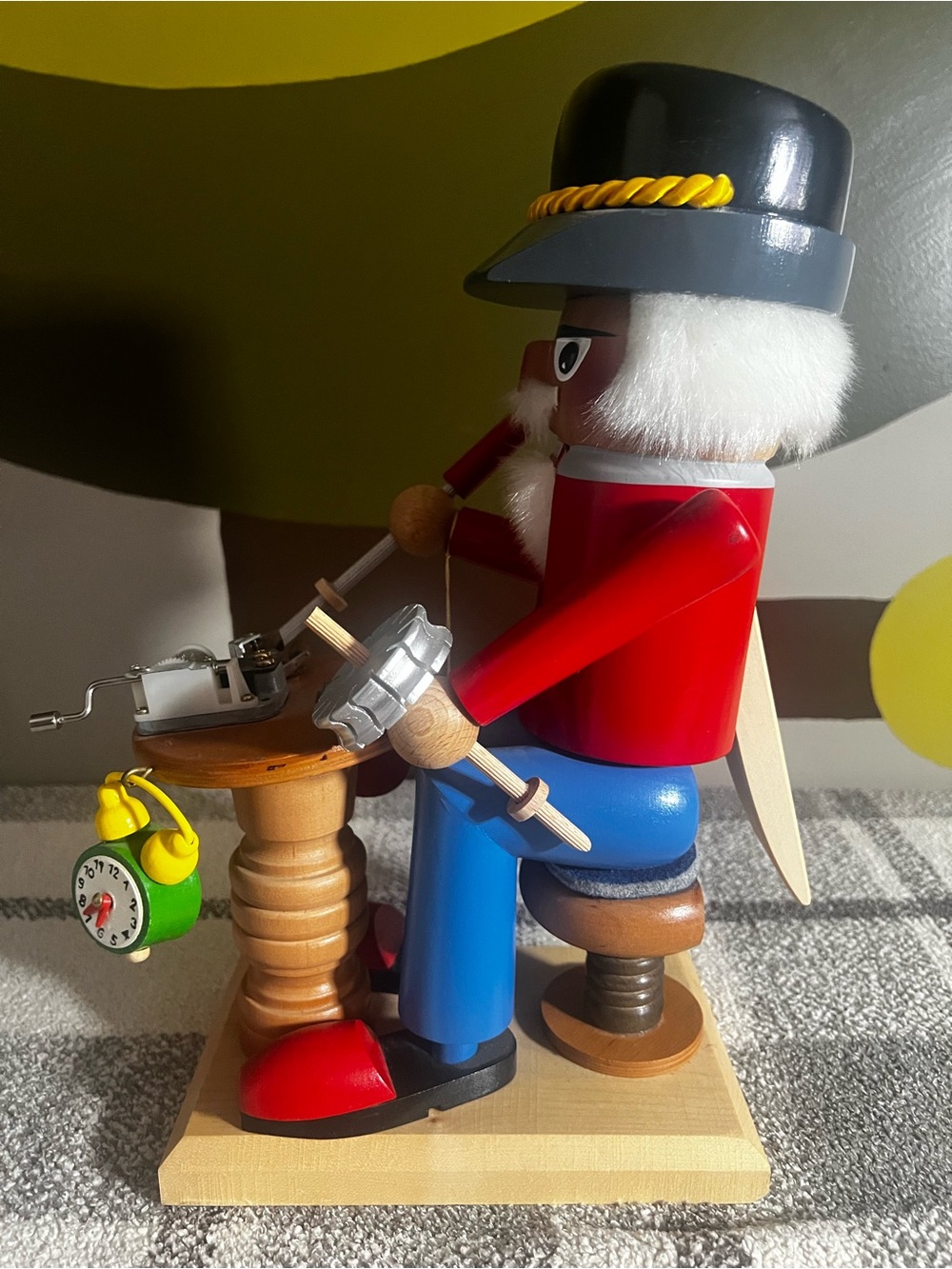 Steinbach Handcrafted Black Forest Clock Master Nutcracker Model S691